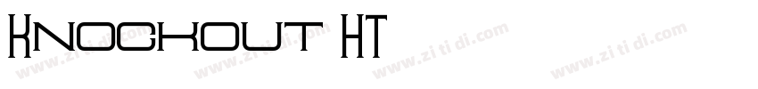 Knockout HT字体转换